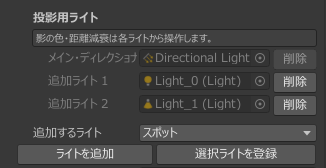 ライトの追加